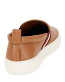 Herald Leather Slip-On Sneaker, Cuir/White