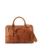 Amazona Multiplication Satchel Bag, Tan