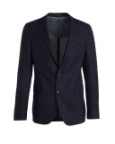 Roan Textured Modern-Fit Blazer, Navy