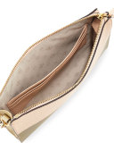 Perry Colorblock Wallet Crossbody Bag, Light Oak/Gold