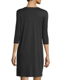 Valencia Short-Sleeve Basic Gown