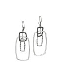 Classic Chain Rectangular Drop Earrings