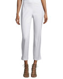 Organic Stretch Twill Slim Ankle Pants, White