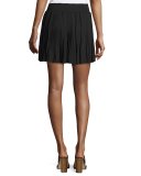 Bridger Smocked Mini Skirt, Black