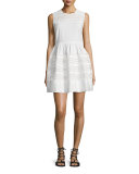 Bambolina Sleeveless Embroidered Dress