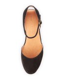 Noa Star Demi-Wedge Ballerina Flat, Black