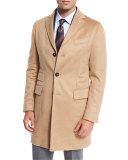 Camel-Hair Single-Breasted Topcoat