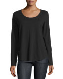 Long-Sleeve Organic Slub Jersey Tee 