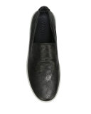 Sanborn Leather Slip-On Sneaker, Black