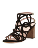 estrella strappy city sandal, black