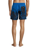 Waves Swim Trunks, Blue