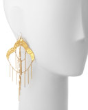 18K Fringe Chandelier Earrings