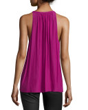 Patricia Sleeveless Lace-Up Top