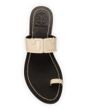 Marcia Patent Toe-Ring Sandal, Dulce de Leche