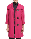 Paris Plush Easy Coat, Pink