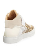 Glitter High-Top Sneaker