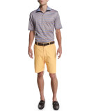 Lightweight Twill Shorts, Orange