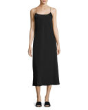 Bias-Cut Midi Slip Dress