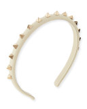 Rockstud Leather Headband