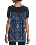Taylor Mixed Velvet Tee