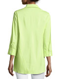 Trapeze 3/4-Sleeve Blouse