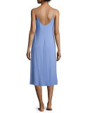 Shangri La Long Jersey Nightgown, Iris