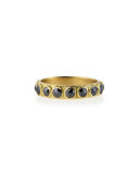 3mm Rose-Cut Black Diamond Stackable Band Ring