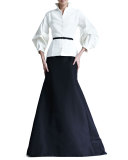 Silk Faille Gown Skirt