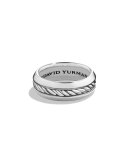 Men's Classic Chevron Inset Band Ring