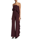 Kendall Strapless Ruffle Jumpsuit