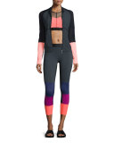 Featherweight Perforated Colorblock Jacket