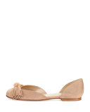 Pompei Fringe Bow d'Orsay Ballerina Flat