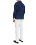 National Pinwheel Plaid Long-Sleeve Sport Shirt