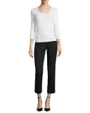 Bleecker Cropped Pants, Ink
