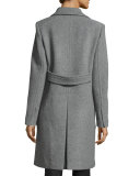 Shayla Double-Breasted Wool-Blend Coat