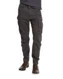 Rovic 3D Tapered-Leg Cargo Pants, Raven