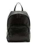 Soft Leather Backpack, Black (Nero)