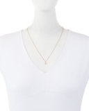 Rose-Cut Diamond Pendant Necklace in 18K Rose Gold, 0.81ct