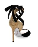 Crystal Lace-Up 105mm Sandal