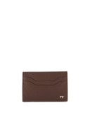 Leather TF Card Case, Chocolate
