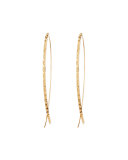 14k Large Glam Upside-Down Hoop Earrings