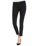 The Stiletto Cropped Jeans, Jet Black