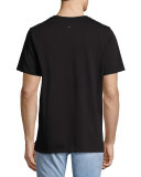 Scissors Football-Fit T-Shirt, Black