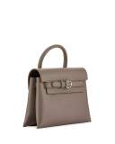 Attica Chain Crossbody Bag, Mink Gray