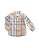 Trauls Check Button-Down Shirt, 3-24 Months 