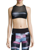 Believer Versatility Sports Bra, Blur/Black