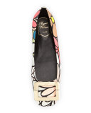 Flower-Print Ballerine U Flat, Multi