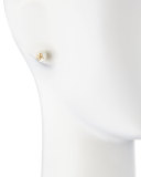 Evie Pearly Logo Stud Earrings