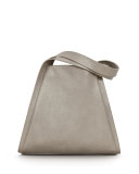 Alex Medium Leather Tote Bag, Metallic Bronze