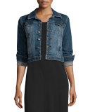 Denim Cropped Jacket
